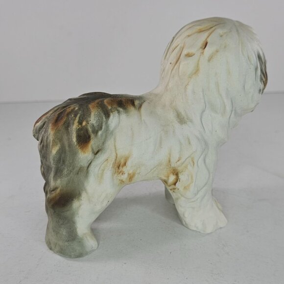 Cacciapuoti Italy Old English Sheepdog Dog Bisque Numbered Signed Original Tag - Picture 5 of 9